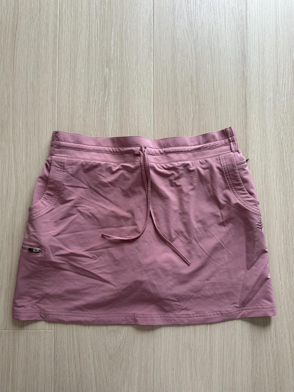 Coolibar Mendocino Travel Skort Women’s M Mauve Pink UPF 50+ Sun